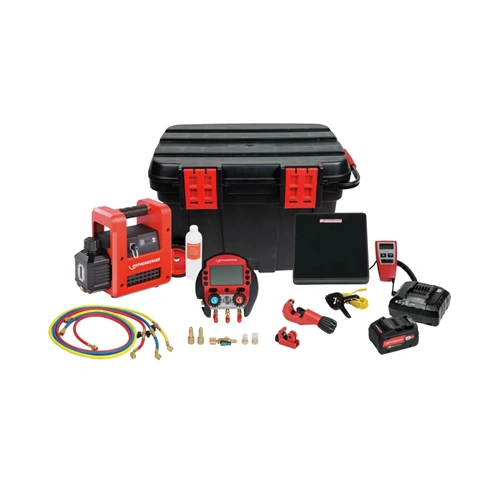 Univerzális leürítő és feltöltő készlet, digitális csap,(fűtés, klíma, hőszivattyú) ROTHENBERGER 1000003623 / RENDLÉSRE