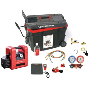 Univerzális leürítő és feltöltő készlet,(fűtés,klíma,hőszivattyú) ROCADDY 120 R32, ROTHENBERGER 1000002560 / RENDELÉSRE