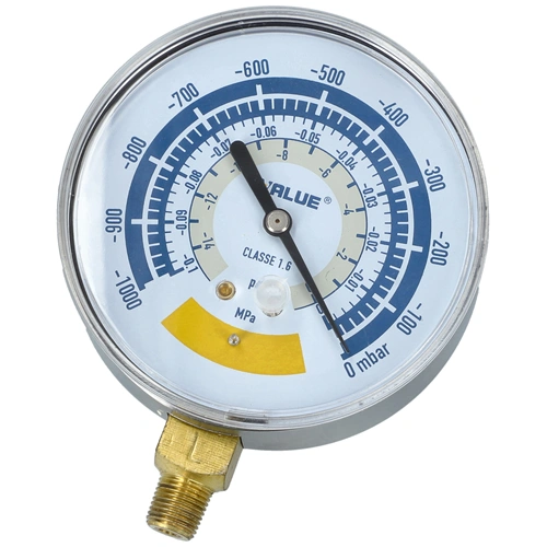 Vákuumóra D=80 mm NPT 1/8 coll VALUE