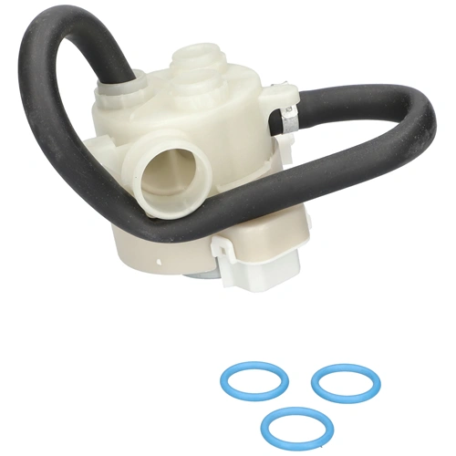 Váltószelep+belső cső (eredeti) WHIRLPOOL / INDESIT mosogatógép