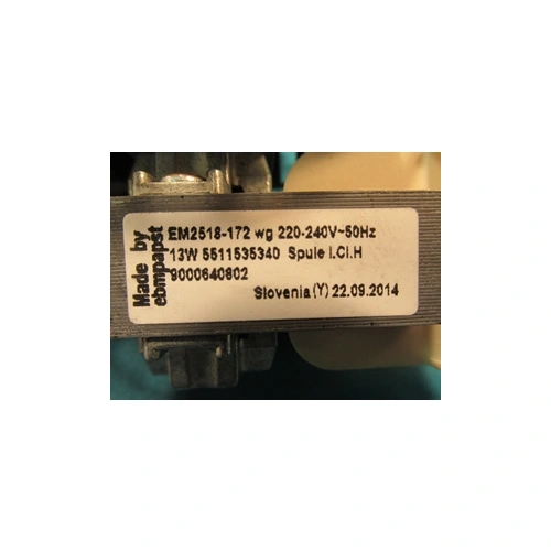 Ventilátor lapát + motor (magnetron hűtőgép) (eredeti) BOSCH mikrohullámú sütő / RENDELÉSRE