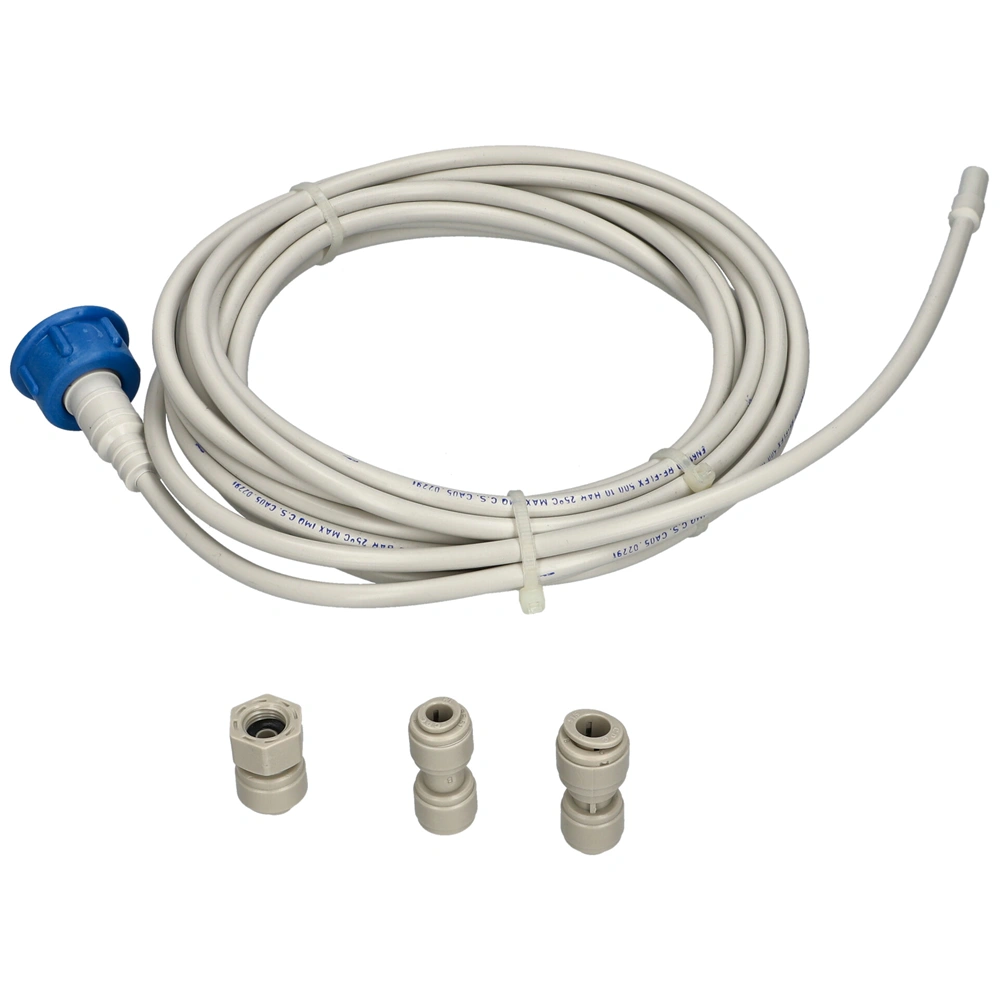 Vízbekötő készlet (cső + csatlakozók) vízadagolós Side By Side hűtőkhöz UNIVERZÁLIS