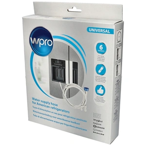 Vízbekötő készlet (cső + csatlakozók) vízadagolós Side By Side hűtőkhöz UNIVERZÁLIS