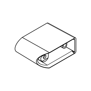 kéménysapka , ajtófogantyú, fekete, (eredeti) Electrolux