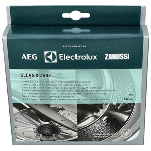 megszűnt Vízkő-és zsíroldó, tisztító (ELECTROLUX Clean and Care) mosó-és mosogatógép 6 db / RENDELÉSRE