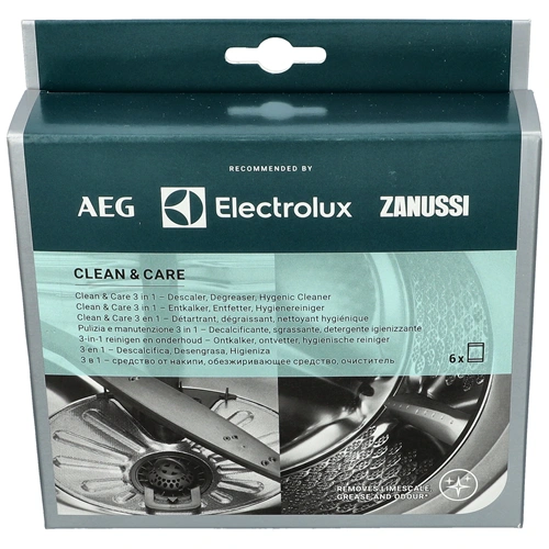 megszűnt Vízkő-és zsíroldó, tisztító (ELECTROLUX Clean and Care) mosó-és mosogatógép 6 db / RENDELÉSRE
